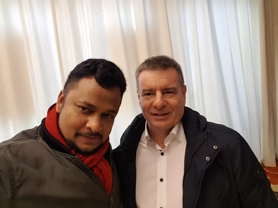 With the good friend the member of parliament of Switzerland