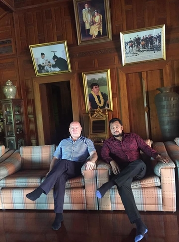 Dr. Kamrul and UK Partner Mr. Paul Flood
