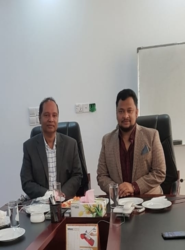 With the Finance Secretary, Bangladesh Governmen